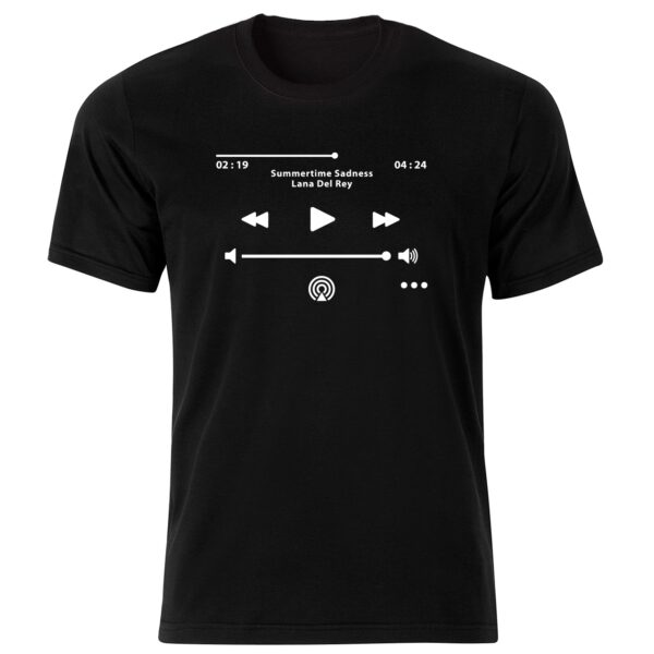 تی شرت مردانه طرح موزیک کد 34002- نهایت خرید