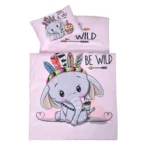 سرویس خواب کودک طرح فیل سرخپوست مجموعه 3 عددی- نهایت خرید