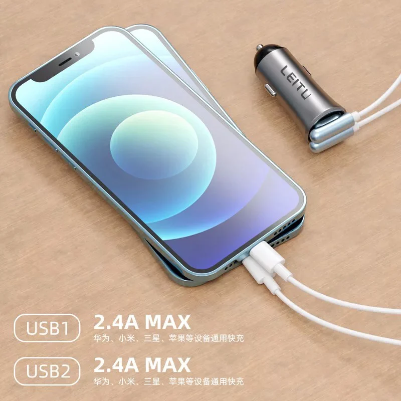 شارژر فندکی لیتو مدل c-c11 به همراه کابل تبدیل USB-C- نهایت خرید