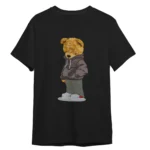 تی شرت آستین کوتاه مردانه مدل خرس تدی کد 0235 رنگ مشکی- نهایت خرید