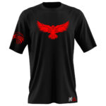 تی شرت آستین کوتاه مردانه مدل عقاب کد b0107  رنگ مشکی- نهایت خرید