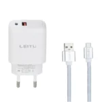 شارژر دیواری لیتو مدل LH13 به همراه کابل تبدیل microUSB- نهایت خرید