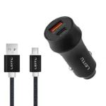 شارژر فندکی لیتو مدل LC-C10 به همراه کابل تبدیل microUSB- نهایت خرید
