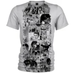 تی شرت آستین کوتاه مردانه 27 مدل ATTACK ON TITAN MANGA کد WN983- نهایت خرید