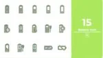 دانلود پروژه آماده افتر افکت : آیکون انیمیشن باطری و انرژی Battery Icon