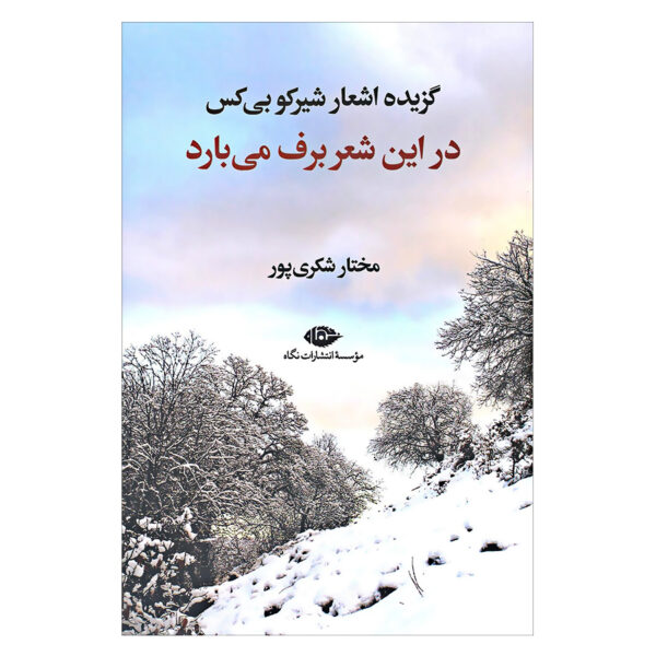 کتاب در این شعر برف می بارد اثر مختار شکری‌پور نشر نگاه