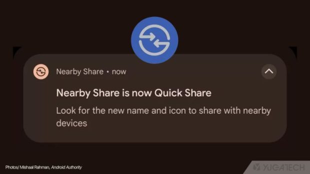 Quick Share سامسونگ جایگزین Nearby Share اندروید گوگل-نهایت خرید