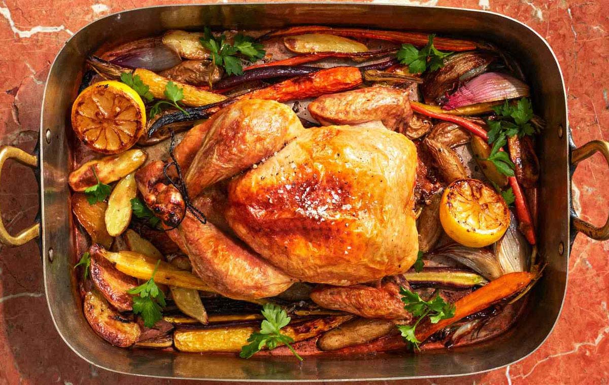 خوراک مرغ و سبزیجات - شام مناسب برای دیابتی ها-نهایت خرید