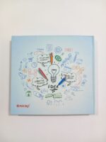 دفتر ۱۰۰ برگ فانتزی جلد کارتنی نوت دار -نهایت خرید