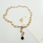 گردنبند استیل آبکاری طلا زنجیر کارتیه ، فوق العاده زیبا برند TOSH