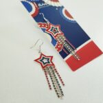 گوشواره ستاره فول نگین ، کیفیت فوق العاده عالی و بسیار زیبا