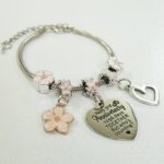 دستبند پاندورا نقره ای آویز استیل ، فوق العاده ترند و خوشگل ، فری سایز
