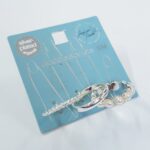 پک سه عددی حلقه و انگشتر آبکاری نقره ، کار فوق العاده زیبا و ظریف