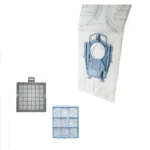 کیسه یکبارمصرف میکروفیلتری 4عددو فیلتر جلو و عقب جاروبرقی وایت هاووس